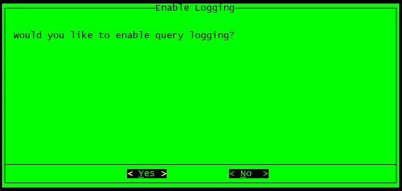Pi-hole Installer query logging