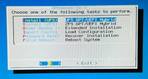 installer taks View