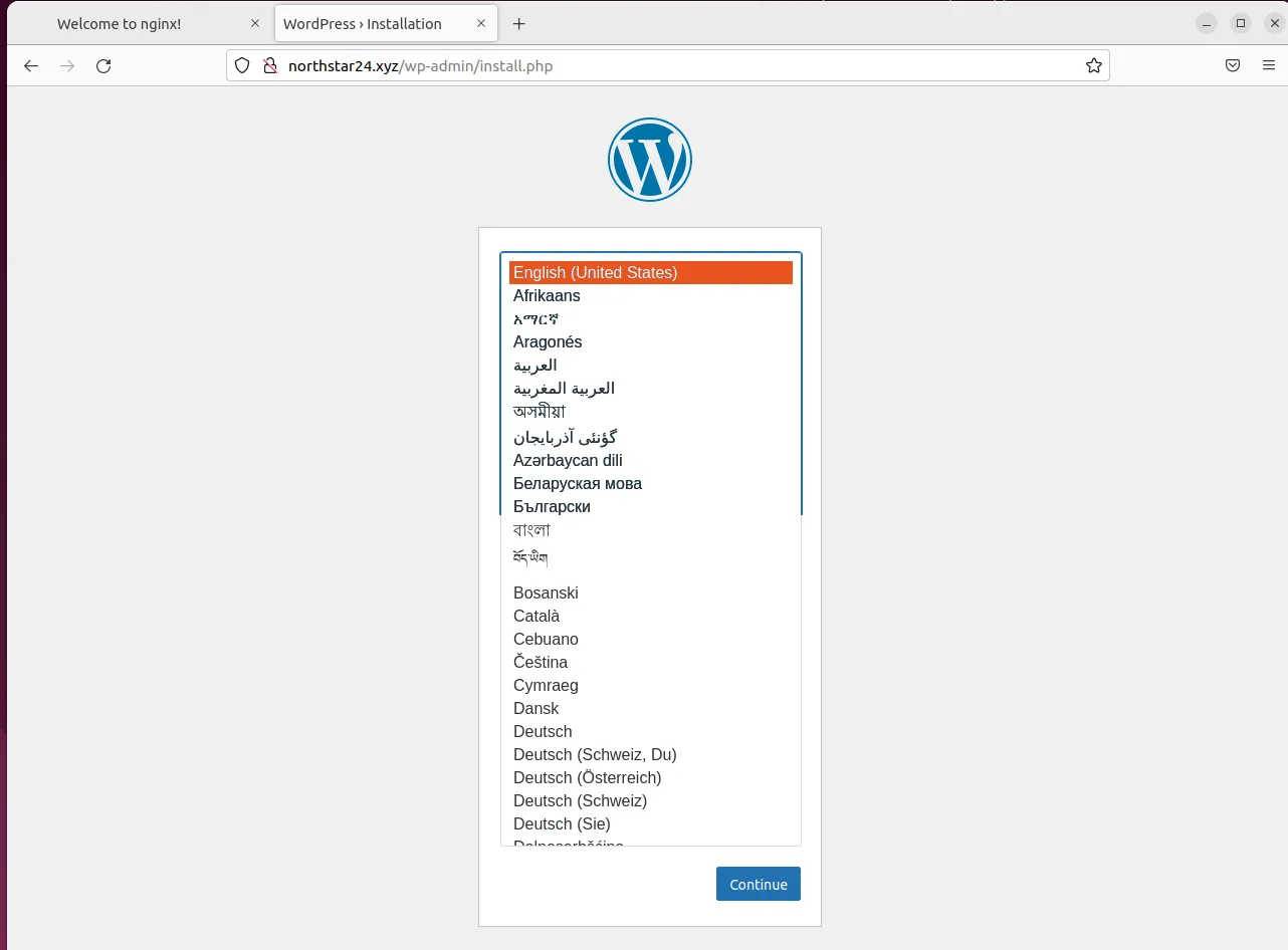 Create WordPress Database